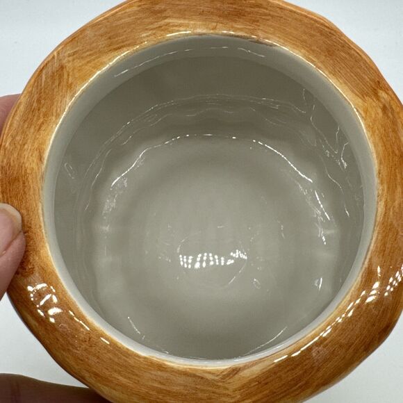 Vintage SAMWARE Made in China Ceramic ASPARAGUS SMALL canister/lid 1 of Set Of 3 - Picture 9 of 11